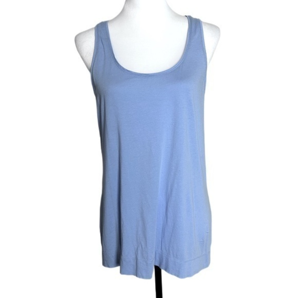 Pendleton Sky Blue Scoop Neck Pima Cotton Tank Top Sz M